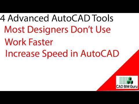 AutoCAD Tips & Tricks | 4 Advanced Tools Most Designers Don’t Use (Increase Speed!)