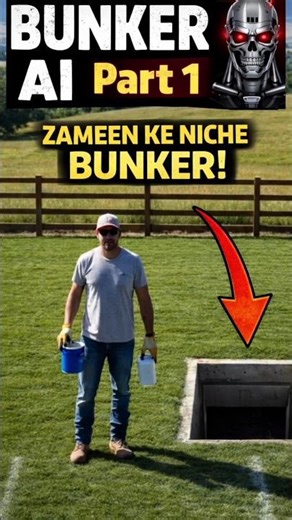 😮 Last Bunker Survival 😱 AI Story Hindi | End of 🌍 #shorts