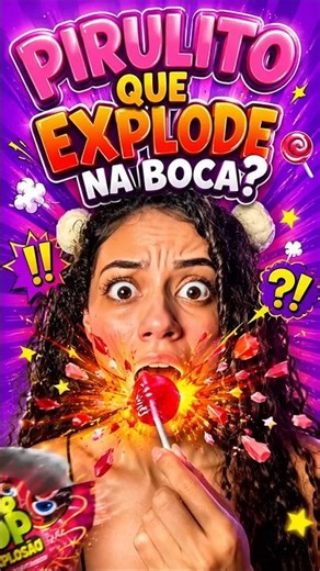 TESTING a Lollipop that EXPLODES in your mouth! 🤯🍭