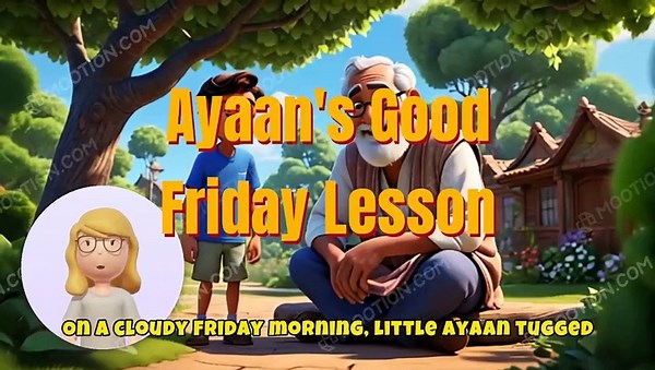 Ayaan's Good Friday Lesson|Why is it Called GOOD Friday?|Bilingual Story for Children + Activity Ide