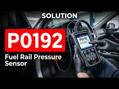 HOW TO FIX P0192 OBD II ERROR CODE - Fuel Rail Pressure Sensor A Circuit Low Voltage