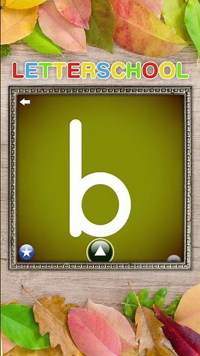 Learn to write Lowercase Letter B of the English Alphabet | Letter School ABC Games