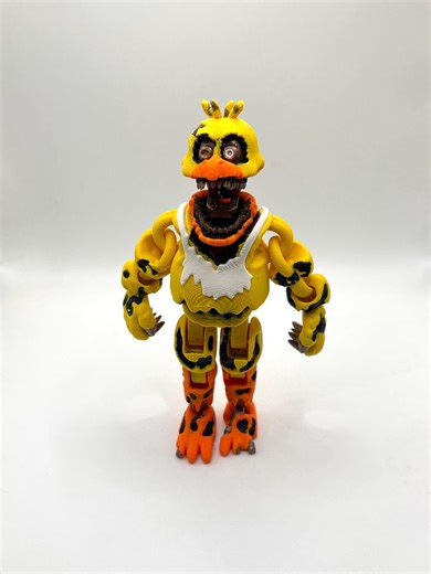 Nightmare Chica - Five Nights at Freddy’s 2 Movie - Adjustable Mouth Nightmare Sensory/display Figure FNAF Chica (cupcake Sold Separately) - Etsy
