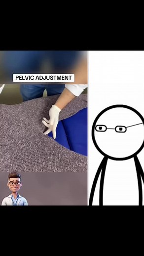 PELVIC ADJUSTMENT 💊 #pelvic #adjustment #pain #doctor #fyp