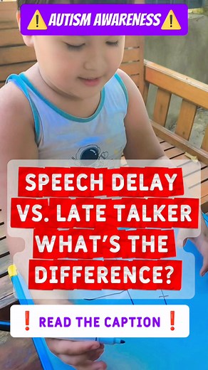 718 reactions · 171 shares | ️ SPEECH DELAY VS. LATE TALKER WHAT’S...