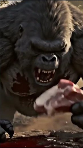 KING KONG VS GIANT HYBRID BEAST EPIC BATTLE SCENE