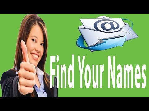 How To Find Names From Email Addresses - How To Get Names by Email Address