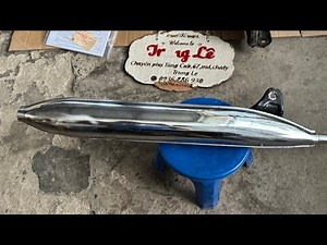 (Sold). Original 78 Cub exhaust, still beautiful, price only 2.2 million