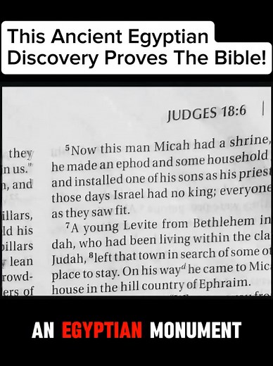 73K views · 1.4K reactions | This ancient egyptians discovery proves the bible! #ancientsecrets #lostworlds #biblicaltruth | History Feed | Facebook