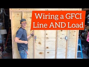 Wiring a GFCI line and load
