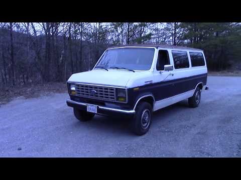 1988 ford club wagon xlt e350 van Extended Test Drive!