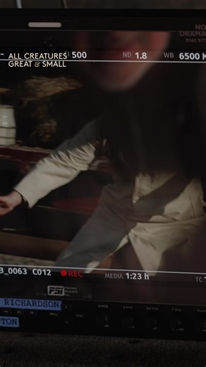 🎥 Step behind the scenes of All Creatures Great and Small Episode 1. From the moving bonfire celebration marking the end of the war to the warmth and camaraderie shared by the cast and crew, every moment is filled with the spirit that makes the series so beloved. 🥰 🐾 All Creatures Great and Small, Series 6 continues Thursdays at 9pm on 5. | All Creatures Great And Small