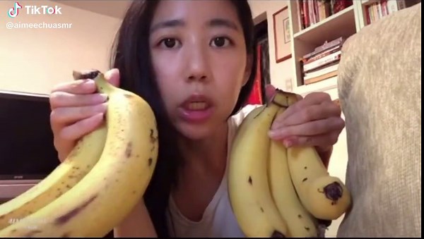 Aimee Chu Barefoot Banana Crushing and Trampling ASMR Video