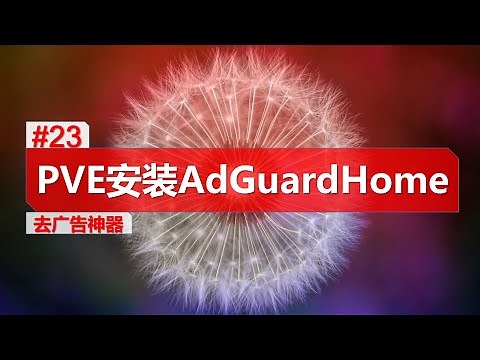 proxmox 安装设置 AdGuardHome pve 搭建 去广告神器 dns缓存服务器 急速上网 Proxmox builds DNS cache server