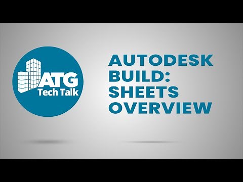 Autodesk Build: Sheets Overview