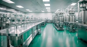 The production process of biopreparations using bioreactors and quality control measures is a complex operation in which science meets technology. Stock Video