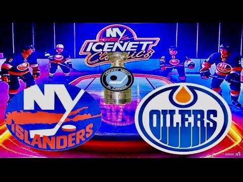 Game 4 1981 Stanley Cup Quarterfinal Islanders at Oilers - ICENET Classics Remastered