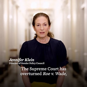 23K views · 2.3K reactions | Jennifer Klein, the Director of the White House Gender Policy Council, is breaking down what you need to know about the Supreme Court overturning Roe v. Wade: | The Biden White House Archived | Facebook
