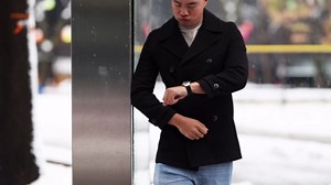 Blu Element iPhone 13 Case | Vegan Leather Wallet Case with Magnetic Closure | Compatible with Mag Safe Wireless Charging | Black/Black Faux-Leather | Compatible with iPhone 13