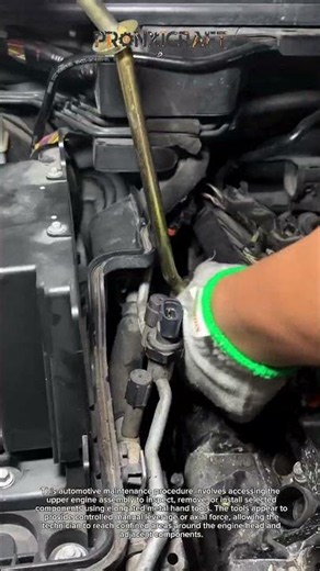 Precision Engine Maintenance Using Specialized Mechanical Hand Tools