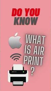 AIR PRINT | WHAT IS AIR PRINT IN IPHONE OR MACOS? #ios #macos
