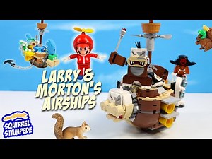 Super Mario LEGO Larry and Morton's Airship Expansion Build Review in the High Seas!