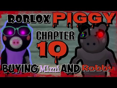ROBLOX Piggy Chapter 10! New Mall Map! Buying New Skins Mimi and Robby!