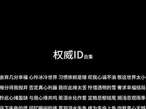 权威id慢速度合集来啦！快喊搭子一起用权威id！ #王者id#和平id#小众id#游戏id#未注id