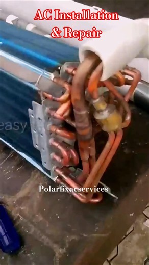 AC Repair | Split AC Cooling Problem Fix | AC Gas Filling | AC Maintenance#viral #polarfixacservices