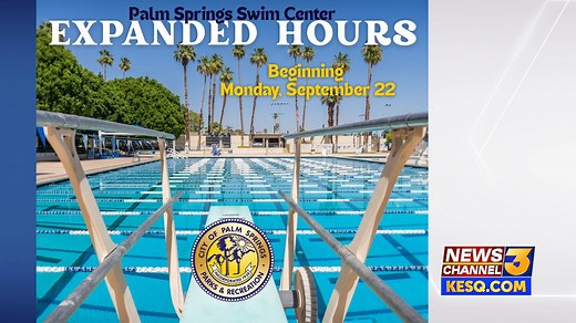 Palm Springs Swim Center will expand hours in September