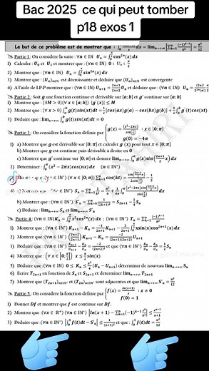 Révision Bac 2025 : Corrigé Partie 1 des Exercices