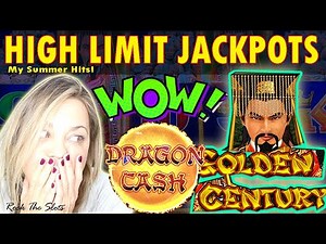 💲💲 1 Hour Of High Limit Jackpots On Dragon Cash Slots Today! My Summer Gambling Las Vegas Casinos