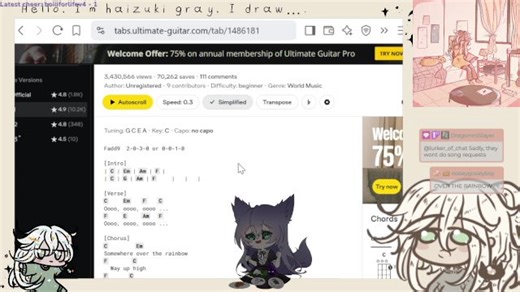 somewhere over the rainbow (uke)- zuki