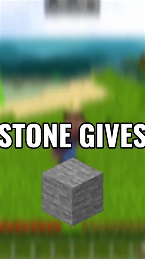 minecraft but stone gives op loot #shorts #minecraft😀.