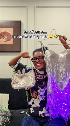 LED Fringe Purse Styled for Festival and Night Events