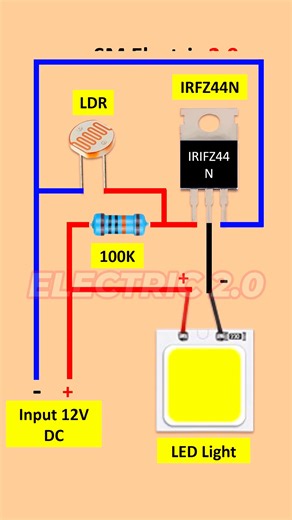 219K views · 1.3K reactions | Day Night Automatic Light ON OFF Circuit | Electric 2.0 | Facebook