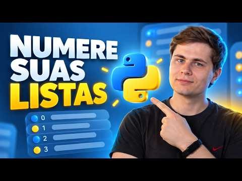 ENUMERATE em Python: Numere Listas sem Complicar