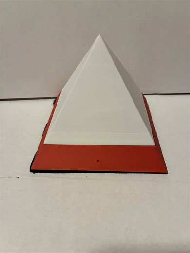 3D Printed RGB Pyramid Mood Lamp | USB-C Powered, 48-key Remote (2m Cable) - Etsy