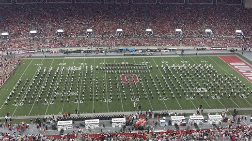 The FULL halftime show featuring the Ohio State Marching Band AND the Ohio University Marching 110. INCREDIBLE show. NBC4 The Ohio University Marching 110 The Ohio State University Marching Band | Jerod Smalley