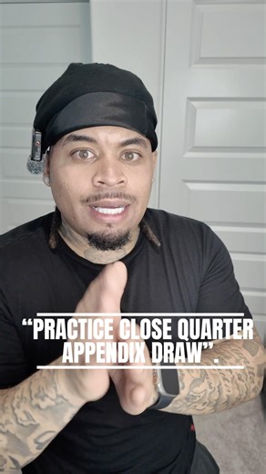 “PRACTICE CLOSE QUARTER APPENDIX DRAW”.💥🪖 #combat #weapons #army #viral #protection #foryou