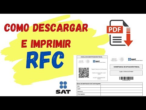 Como descargar mi RFC | CONSTANCIA DE SITUACION FISCAL 2021 | SAT | AlexTrip