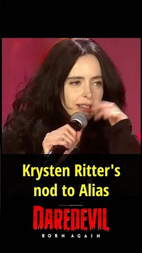 Krysten Ritter Nods to Alias Daredevil Born Again C2E2 2026 #daredevilbornagain #krystenritter #c2e2