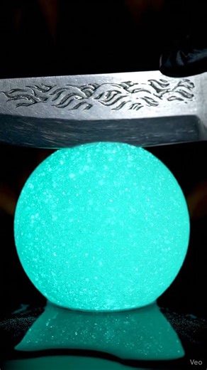 Aqua Sand Ball Cutting ASMR with Golden Fluid | Oddly #asmr #relaxing #oddlysatisfying