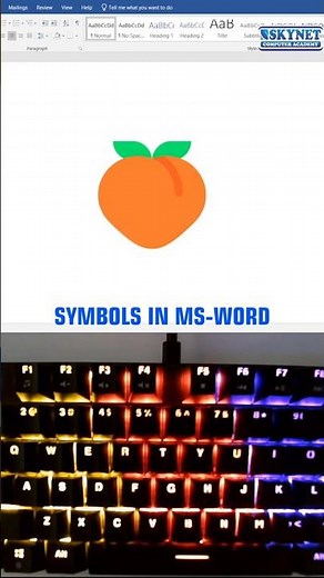 Peach Symbols Shortcut Keys | Insert Symbols Quickly | Computer Tips & Tricks #shortcutkeys