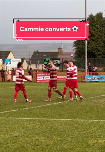 Cammie Scores in Bonnyrigg Rose Match