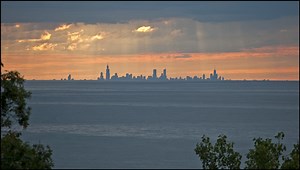 Picture of the Day: Skyline Silhouette of Chicago