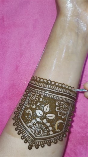 Very Beautiful Easy mehndi design for beginners🌿🌱#shorts #shortsfeed #mehndi #henna #viral #trending