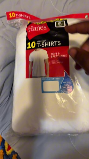 Fresh pack of Hanes white tees! #hanes #dealsforyoudays #creatorboostcamp #tiktokshopcreatorpicks