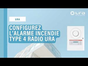 Configurer simplement l'alarme incendie Type 4 radio Ura