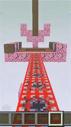 Minecraft TNT run 😱 #Minecraft #viralshort